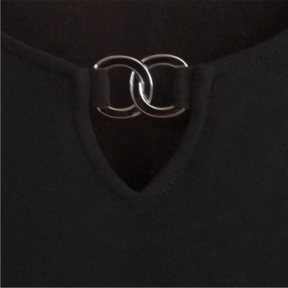 Susan Graver Black A‎ Line Dress - Picture 2 of 7